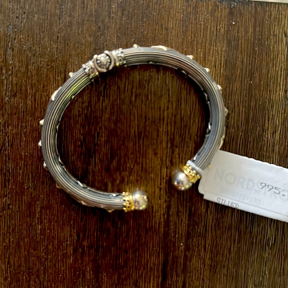 Brand new with tags- Genuine Silver Konstantino bracelet.